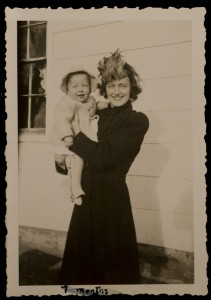 Gramma with my baby Aunt in the 1940's